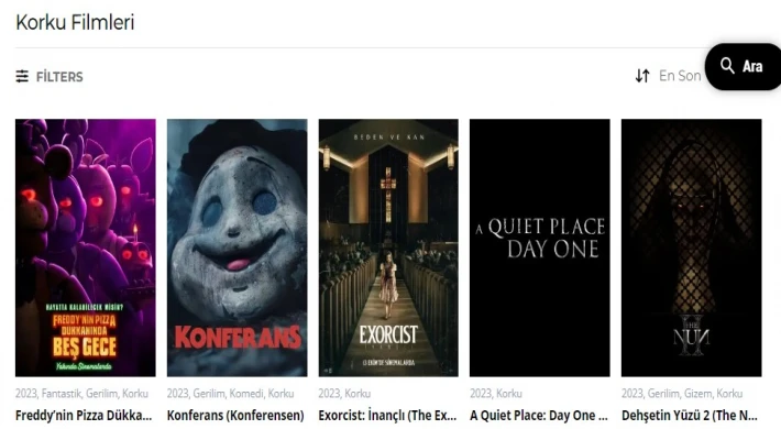 En Sevilen Korku Filmleri Neler?