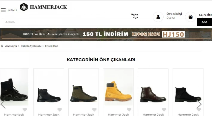 Erkek Bot Fiyatları