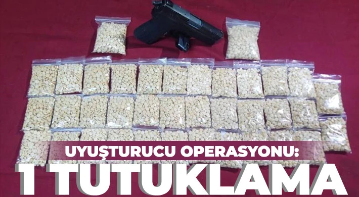 Gaziantep'te uyuşturucu operasyonu: 1 tutuklama