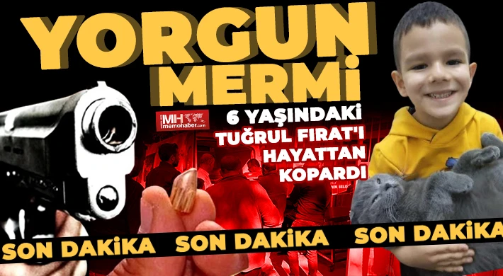Oyun oynarken kafasına yorgun mermi isabet etti