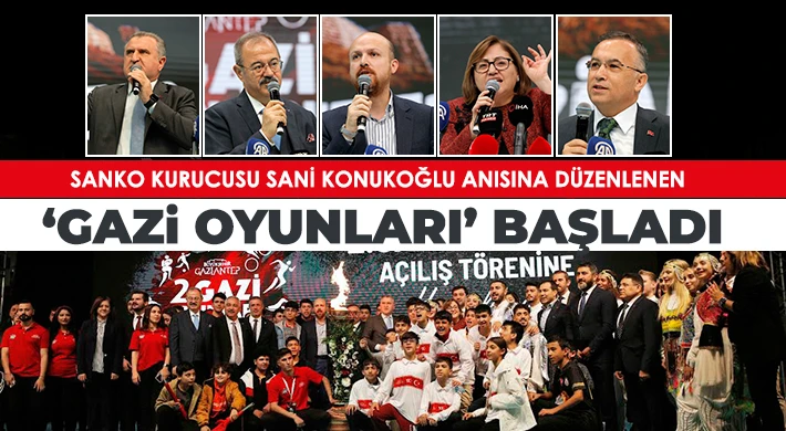SANKO Kurucusu Sani Konukoğlu Anısına Düzenlenen ‘Gazi Oyunları’ Başladı