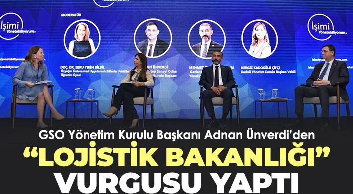 Ünverdi, “Afet Dönemlerinde Tedarik Zinciri Yönetimi ve Güvenliği” panelinde konuştu