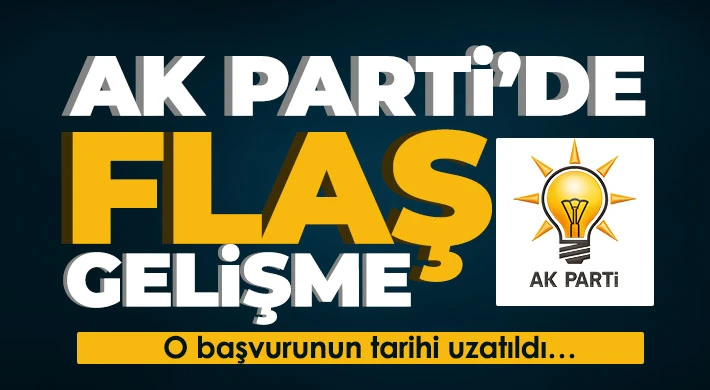 AK Parti Genel merkezinden son dakika gelişme