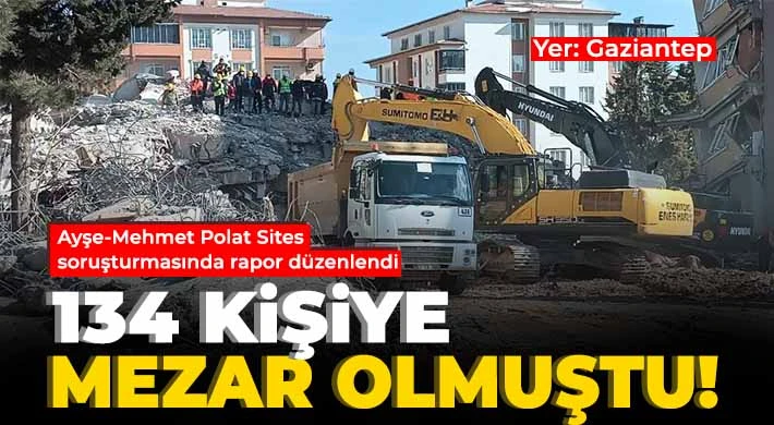 Ayşe-Mehmet Polat Sitesi soruşturmasında rapor düzenlendi