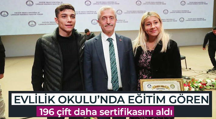 Evlilik Okulu’nda eğitim gören 196 çift daha sertifikasını aldı