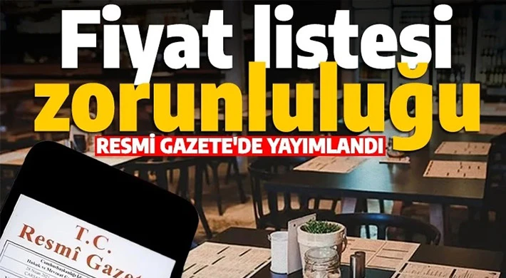 Fiyat Etiketi Yönetmeliğinde Değişiklik Yapılmasına Dair Yönetmelik Resmi Gazete’de
