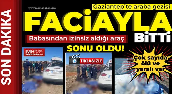 Babasından izinsiz aldığı otomobille faciaya yol açtı: 2 ölü, 3 yaralı
