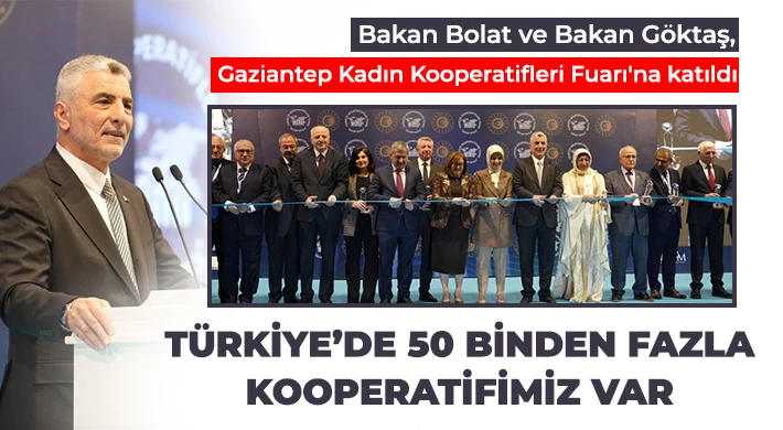 Ticaret Bakanı Prof. Dr. Ömer Bolat, “Fuar bayram coşkusu getirmektedir”