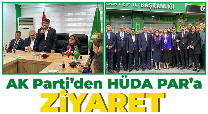 AK Parti’den HÜDA PAR’a ziyaret