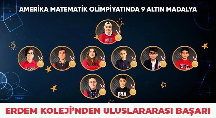 Erdem Koleji’nden Uluslararası başarı