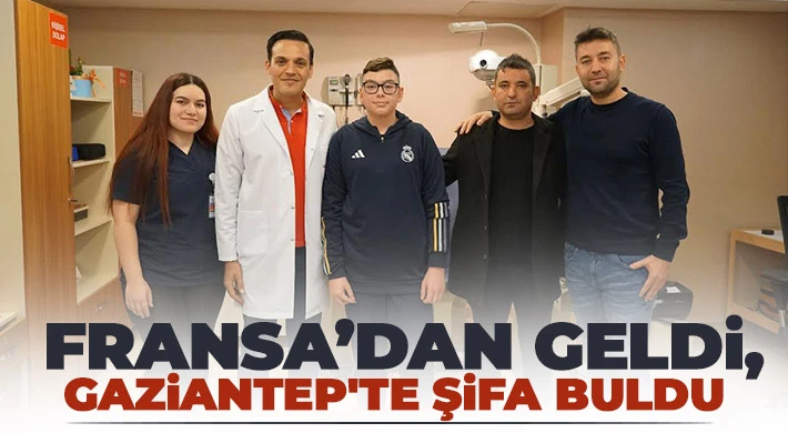 Fransa’dan geldi, Medical Point Hastanesi’nden mutlu ayrıldı