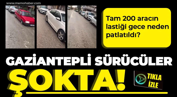 Gaziantep'te sabah uyanan araç sahipleri şok yaşadı