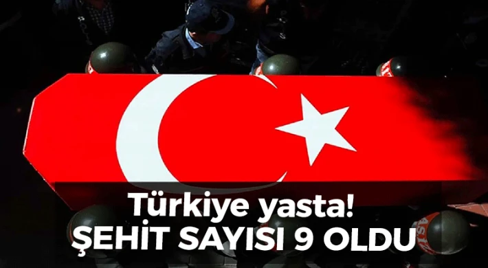 Irak'ın kuzeyinde 9 asker şehit oldu