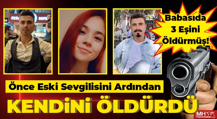 Eski sevgilisini öldüren şahıs, aracında silahla kendini vurarak hayatına son verdi