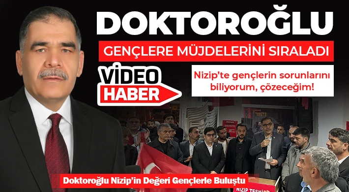 Doktoroğlu, gençlere müjdelerini sıraladı