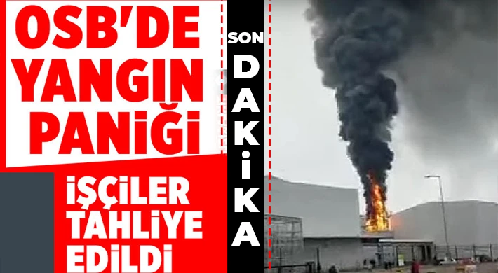 Gaziantep OSB’de korkutan yangın