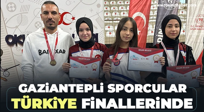 Gaziantepli sporcular Türkiye finallerinde