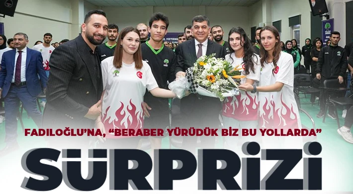 Genç kursiyerlerden Fadıloğluna büyük sevgi