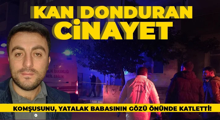 Sesten rahatsız olan kişi, komşusunu silahla vurarak öldürdü