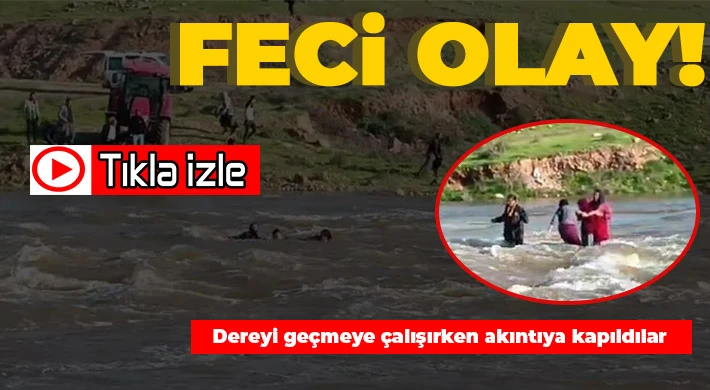 Akıntıya kapılan 5 kişiden 4’ü sağ kurtulurken biri ise kayboldu