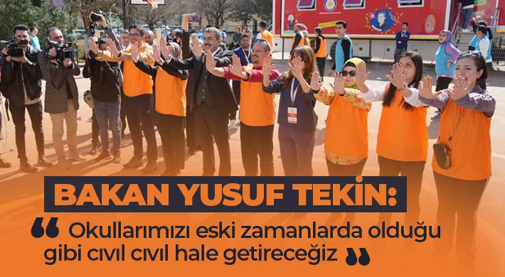 Bakan Tekin: Yerel yönetimlerle en sıkı çalışan kamu kurumuyuz