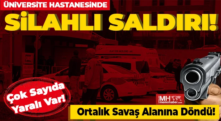Hastane kafeteryasında silahlı saldırı: 2’si ağır 7 yaralı