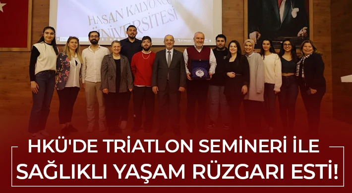 HKÜ'de Triatlon Semineri ile sağlıklı yaşam rüzgarı esti!