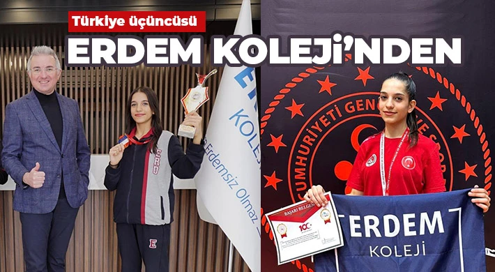 Türkiye üçüncüsü Erdem Koleji’nden