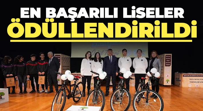 Vehbi Dinçerler Fen Lisesi birinci oldu