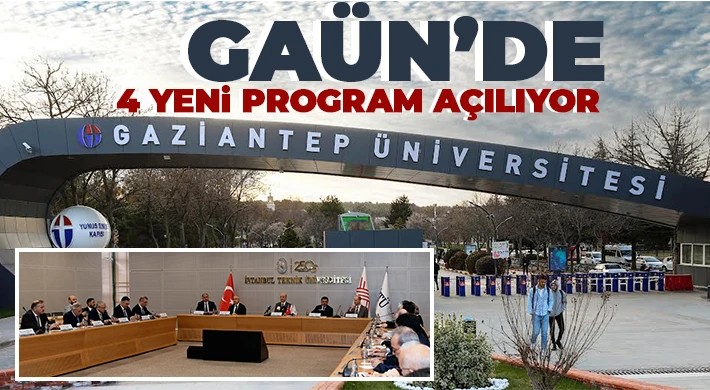 GAÜN’de 4 Yeni Program Açılıyor