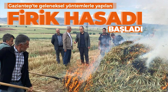 Buğdayı yakarak elde ediyorlar