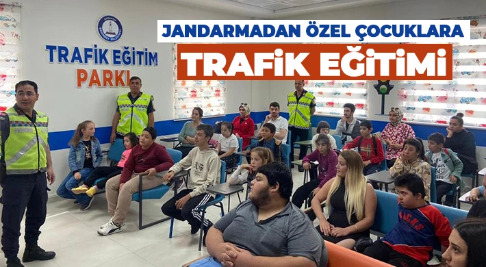 Jandarmadan özel çocuklara trafik eğitimi
