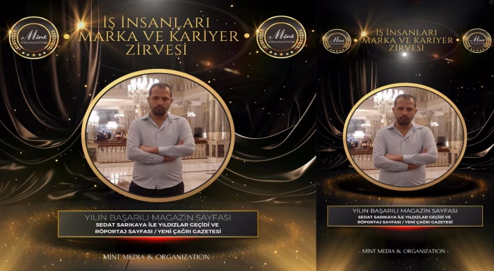 Sedat Sarıkaya, İş İnsanları ve Kariyer Zirvesi'nde ödülünü alacak!