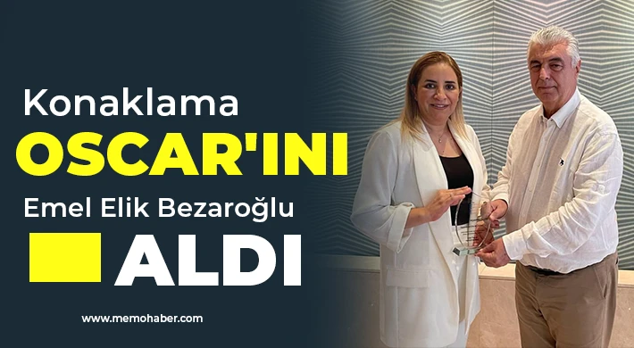 Emel Elik Bezaroğlu konaklama Oscar’ını aldı
