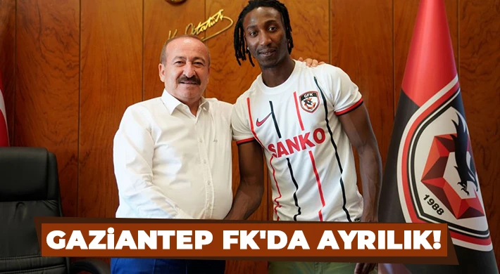 Gaziantep FK'da ayrılık!