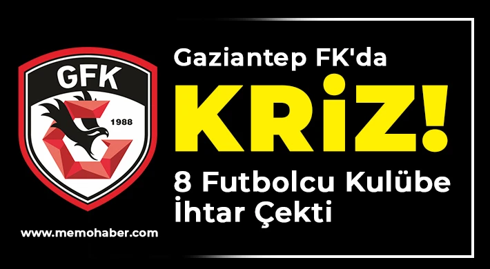 Gaziantep FK'da ihtar şoku!