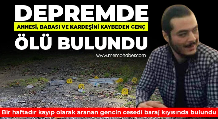 Gaziantep'te depremde annesi, babası ve kardeşini kaybeden genç ölü bulundu