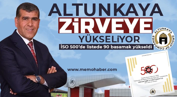 İSO 500’de listede 90 basamak yükseldi