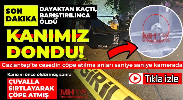 Karısını önce öldürmüş sonra çuvalla sırtlayarak çöpe atmış