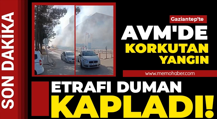 Korkutan yangın! AVM'de korku ve panik