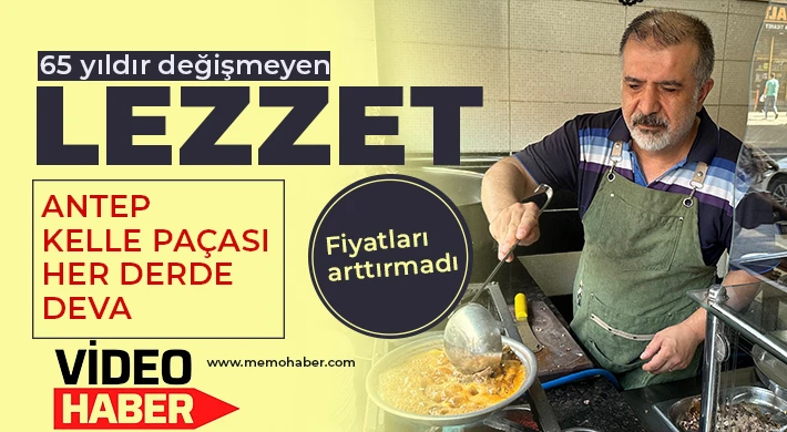 65 yıldır değişmeyen lezzet