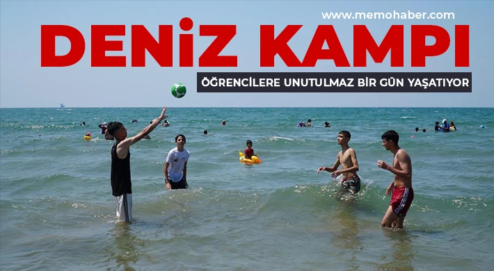 Deniz kampı ile öğrenciler hem eğleniyor hem öğreniyor