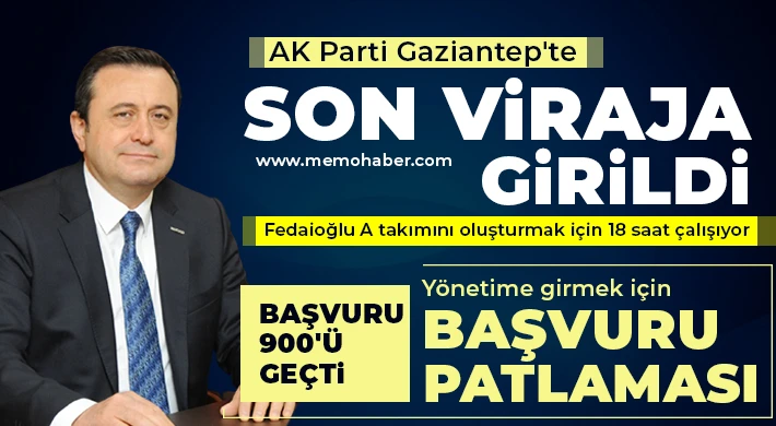 Fedaioğlu "Kucaklayıcı,toplayıcı ve dengeli yönetim" için kolları sıvadı