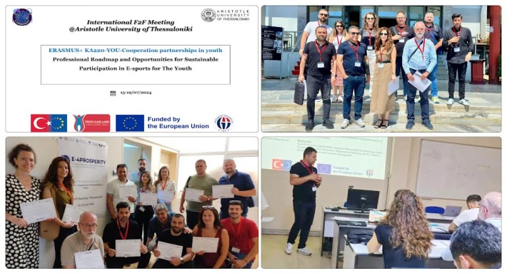 GAÜN'ün E-4PROSPERITY Projesi Selanik'te başarıyla başladı