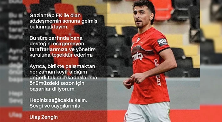 Gaziantep FK'da ayrılık!