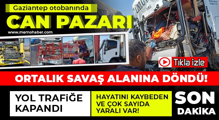 TAG Otoyolu'nda zincirleme tır kazası: 1 ölü, 6 yaralı
