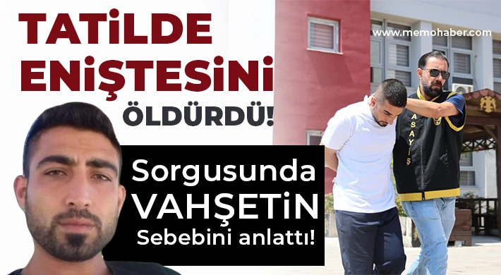 Tatile geldi, kardeşine kötü davranan eniştesini öldürdü