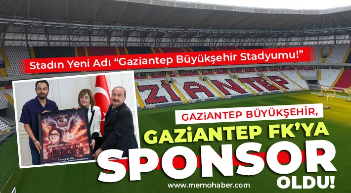 Gaziantep Büyükşehir, Gaziantep FK'ya sponsor oldu