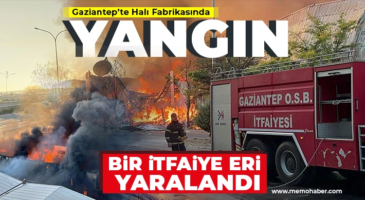 Soğutma çalışmaları sırasında bir itfaiyeci yaralandı