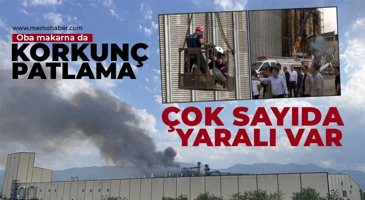 Oba makarna da korkunç patlama! Çok sayıda yaralı var